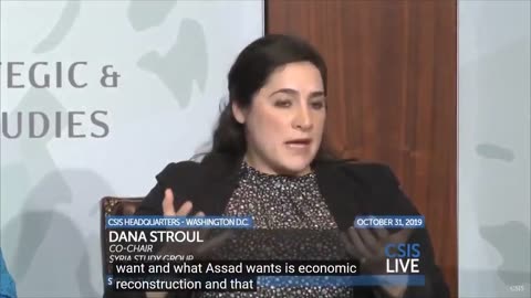 In 2019, senior US official Dana Stroul, bragged that most of Syria is "rubble" (from the war)
