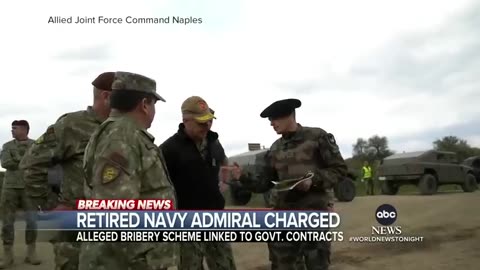 Former Navy vice chief charged in alleged bribery scheme ABC News