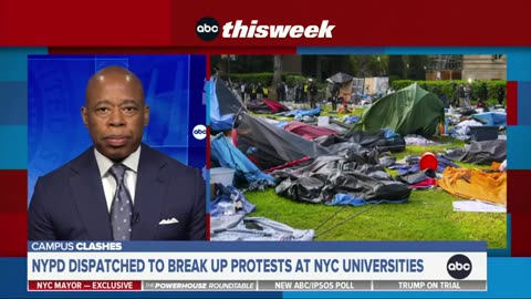 'We cannot take this lightly’_ Eric Adams on campus protests