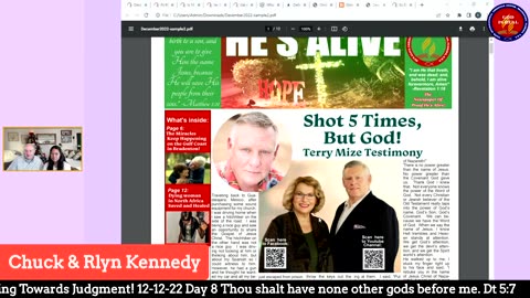 God is Real: 12-12-22 Racing Towards Judgment Day8 - By Pastor Chuck Kennedy