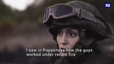 Woman Fighting For Her Motherland - Russian Ukrainian War