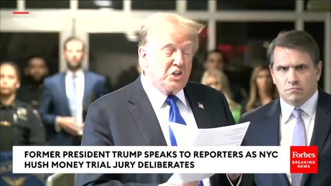 'This Is The Single Best Poll Trump Has Ever Had With Independents'- Trump Touts Polling At Trial