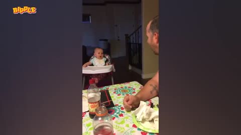 Try Not To Laugh - Funny Daddy and Babies Compilation