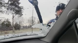 FROZEN WINDSHIELD: ASMR AUDIO DELIGHT - SCRAPING NOISES