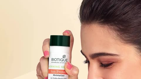 Sun Protection with Biotique Morning Nectar Moisturizer SPF 30