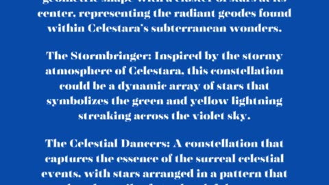 Newly Discovered Planet: Celestrara