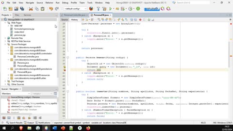 Conectando Java y MongoDB 9. Desarrollo de un CRUD Web con MongoDB