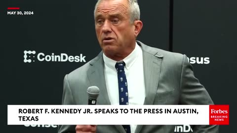 JUST IN- Robert F. Kennedy Jr. Holds Press Briefing In Austin, Texas