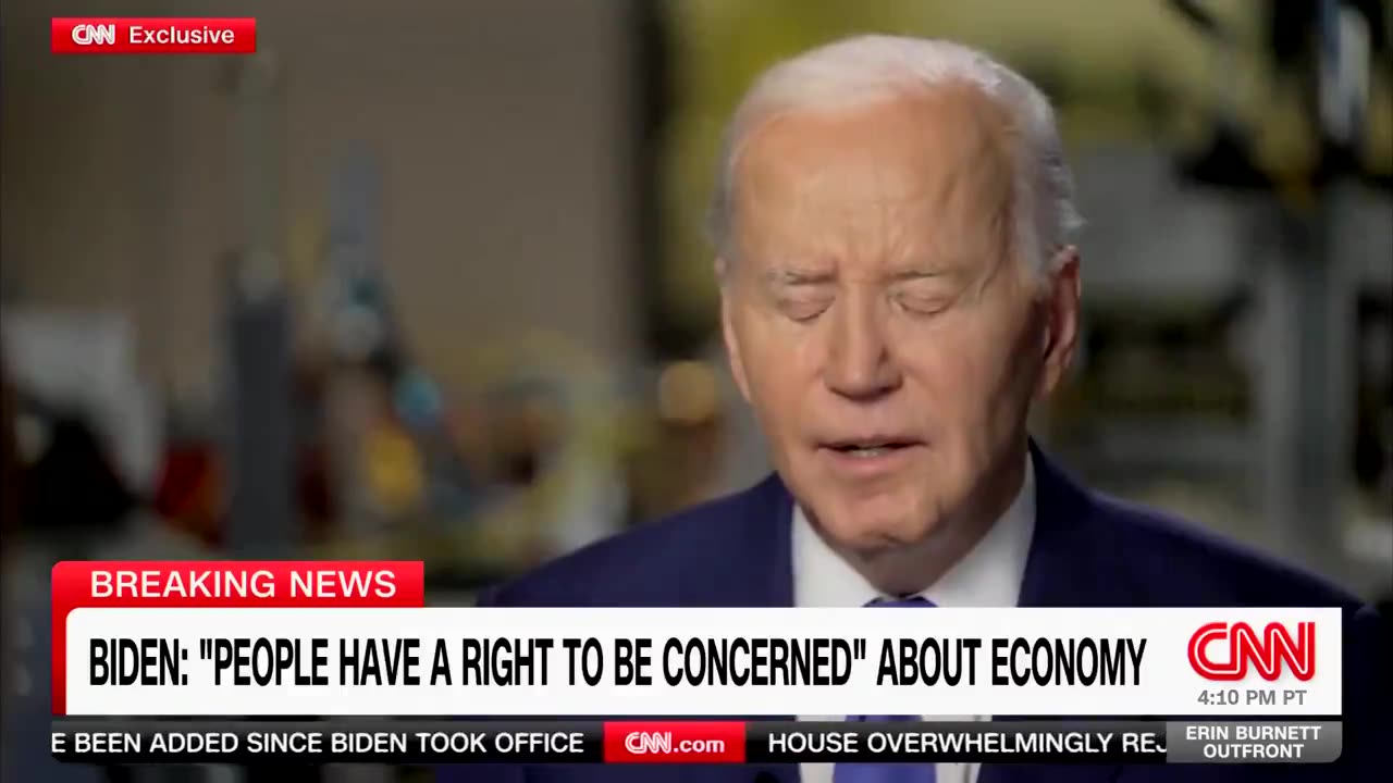 Biden Claims People Have Money To Spend When Asked About People Struggling to Afford Groceries