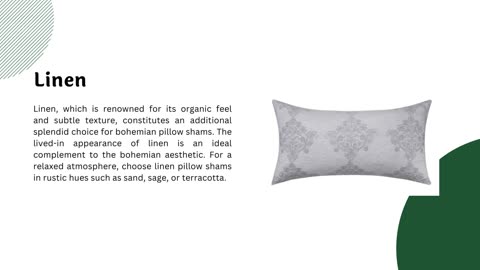 Best Boho Pillow Sham Fabrics for a Bohemian Look