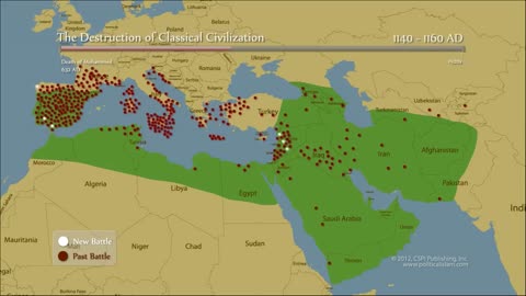 Islamic Jihad 1400 Years of Constant War - Crusades a few years.