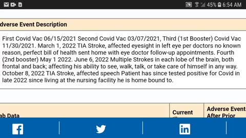 VAERS: 38YR OLD HAS A STROKE & GOES BACK FOR MORE!