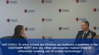 USAFCENT Commander on Chinese balloons: "The level of concern that I have about them is extremely low