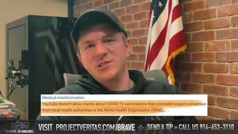 James O'Keefe gives update on YouTube Removing Critical Mass #DirectedEvolution Video