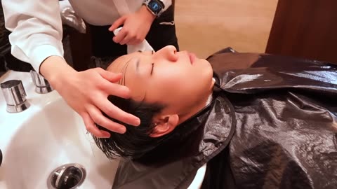 [ASMR] Relaxing Tokyo BarberShop | Haircut, Massage, Shave, Hairwash