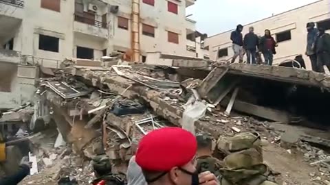 Russian military clear rubble in Syria after earthquake, death toll in Turkey and Syria to 4.365