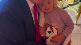 Trump with his grandkids today. So wholesome…