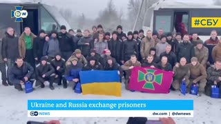 Over 100 Ukrainians and over 60 Russians captured in battle returned to their lines.