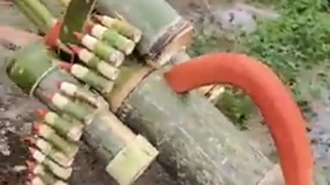 How To Make Machine Gun From Bamboo | #shorts