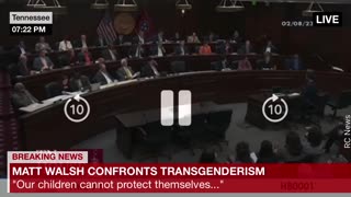 Matt Walsh Defends Children Against Trans Agenda