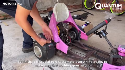 Man Builds Amazing Go-Kart From an Old Toy Car! | Start to Finish by @Motorizando