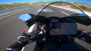 Riding in Socal on my Yamaha R1 | HIGH SPEED