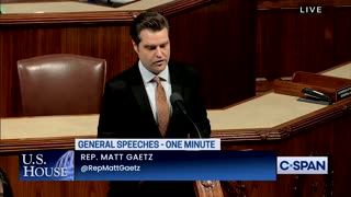 WATCH: Matt Gaetz Gives the REAL State of the Union