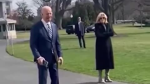 Biden Shits his Pants and Jill turns away in embarrassment