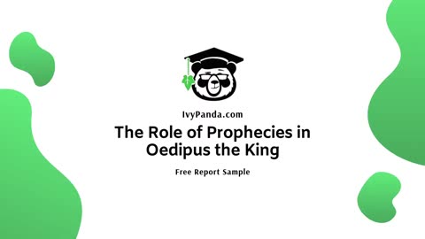 The Role of Prophecies in Oedipus the King | Free Essay Sample