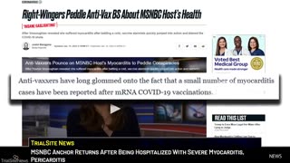 MSNBC Anchor Hospitalized With Severe Myocarditis, Blames Common Cold, But Critics Disagree