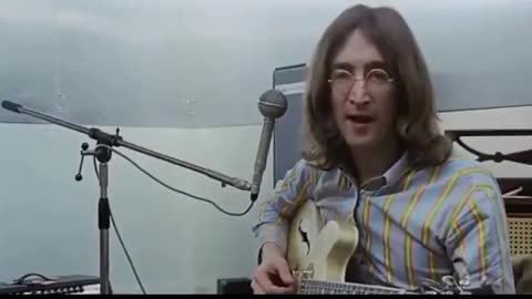 John Lennon making the same joke for 30 seconds