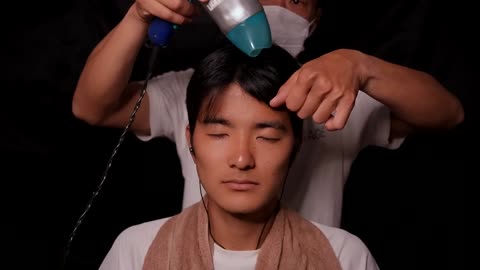 ASMR 高速シャンプーマッサージ｜High speed shampoo hair wash massage