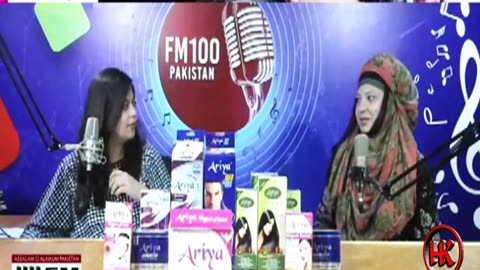 Ariya Shukria Program 04 With RJ Mahnoor & Beautician Rj Haya Khan at FM100 Pakistan