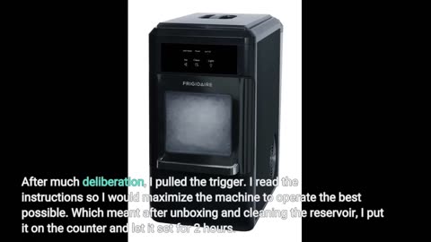 Frigidaire Countertop Crunchy Chewable Nugget #IceMaker V2 -Overview