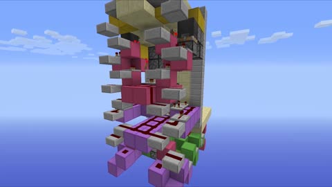 Advanced Redstone: Pop Out 'Staircase To Heaven'.