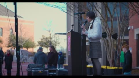 Detransitioner Chloe Cole at The Teens Against Gender Mutilation Rally