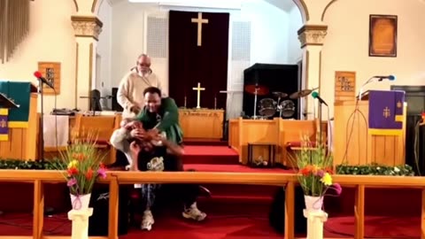 A black man tried to kill a pastor