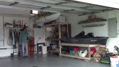Garage Modifications to Fit Two Kayaks