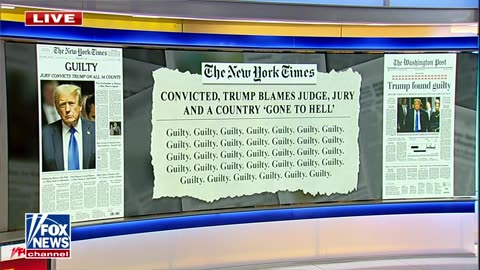 Media, Democrats GLOAT over Trump conviction_ 'A MAJESTIC DAY' EXCLUSIVE Gutfeld Fox News