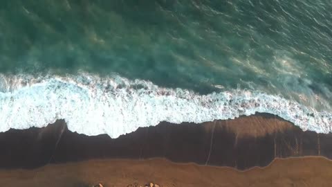 Ocean Sea Waves _ Drone Aerial View