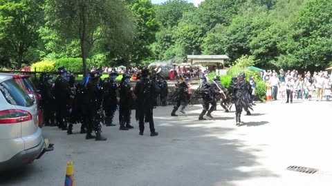 Boggarts Breakfast Border Morris - Higgar Tor - Abbeydale Miniature Railway - Sheffield - 3 7 16