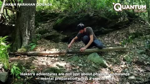 Man Spends 30 DAYS Living in the Forest Building Bushcraft Shelters | ASMR@BushcraftHakankarahan