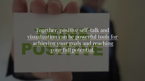 KB Ent. chapter7 Goal setting: Use positive self talk and visualization to help achieve your goals!