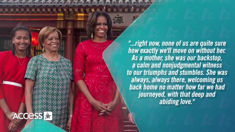 Michelle Obama Mourns Death Of Mom Marian Robinson