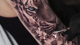 Another beautiful tiger done by Me - Jose Contreras in TEXAS!