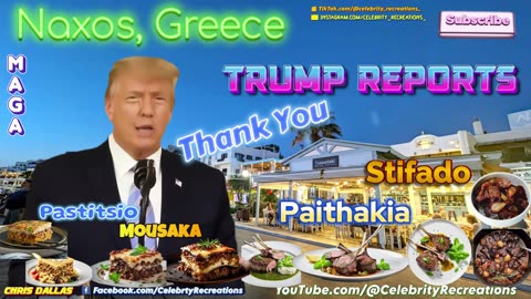 Trump Reports From Naxos, Greece - Awesome Island & Update!