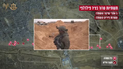 The IDF releases footage showing Hamas smuggling tunnels and rocket