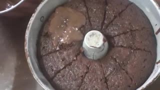 Fazendo bolo de chocolate parte 2