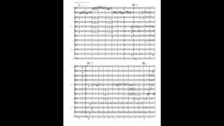 Juaquín Turina– Paseo noturno (Evening Stroll) (Brass Octet + 2 Piccolos & 2 Flutes)