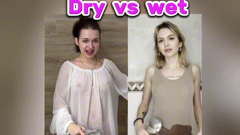 Wet vs Dry, Transparent clothes, try on haul with Pehu (2024)